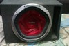 sony xplod 15 inch red woofer with extra bass enclosure. sony xplod 15 inch red woofer with extra bass enclosure.